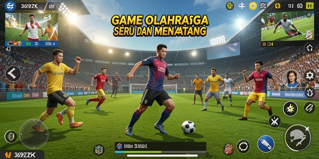 Tampilan gameplay seru dari 369ZK dalam aksi olahraga.