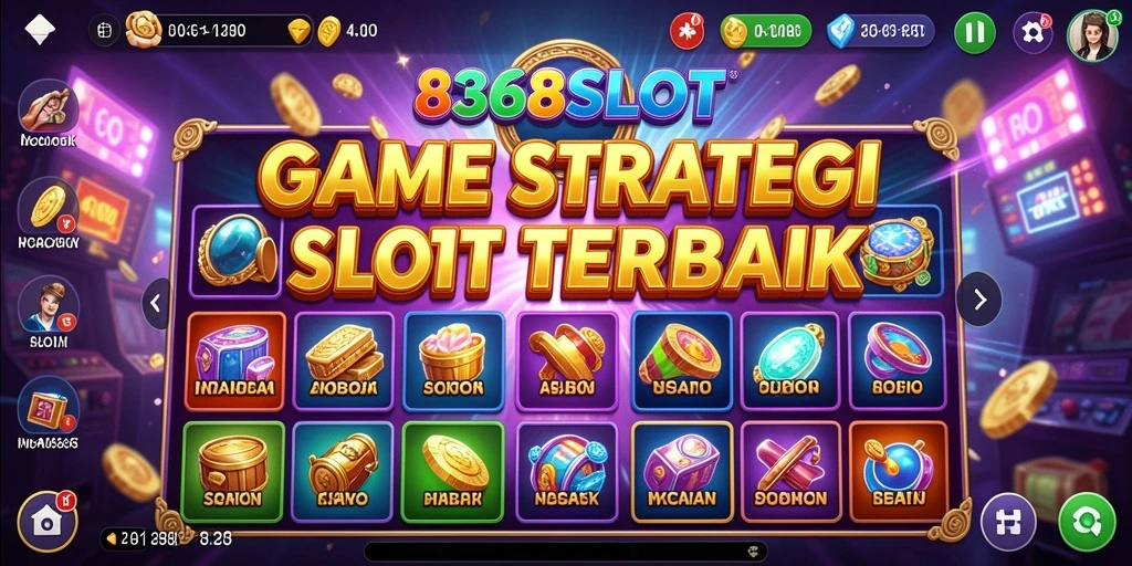 Screenshot utama 8368SLOT menampilkan gameplay slot yang menegangkan.