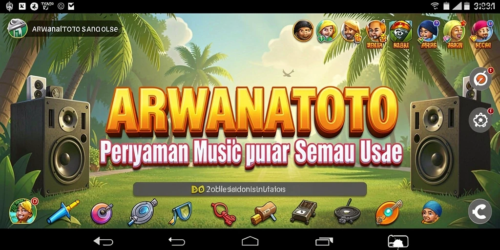 Tampilan gameplay ARWANATOTO yang interaktif dan menarik.