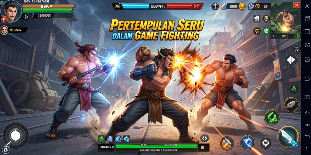 Tampilan gameplay B8VIP yang mendebarkan di dunia Fighting.