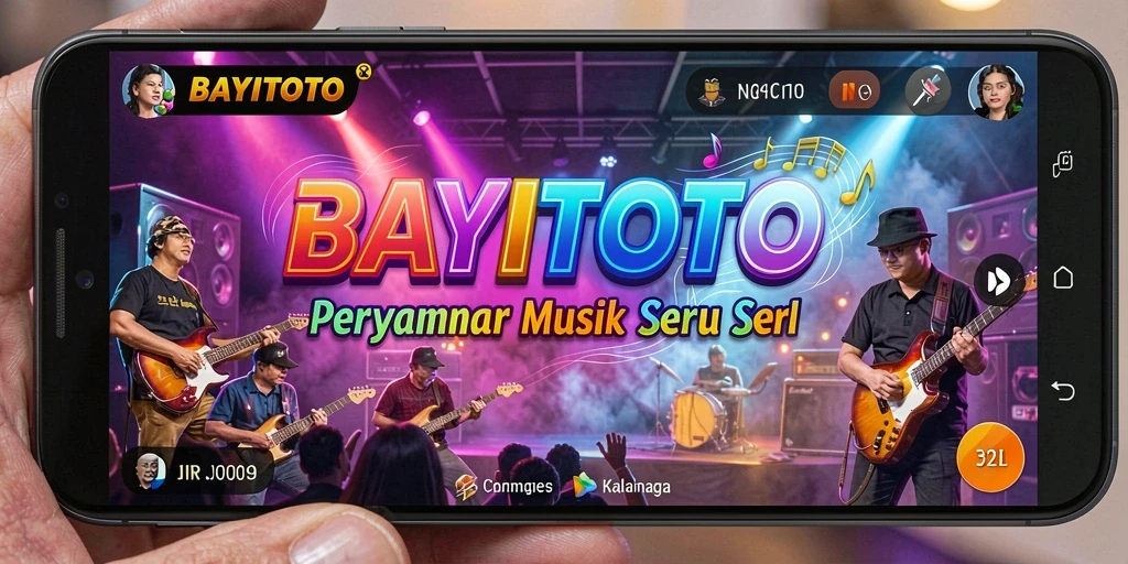 Tampilan gameplay BAYITOTO yang menarik dengan berbagai lagu musik.