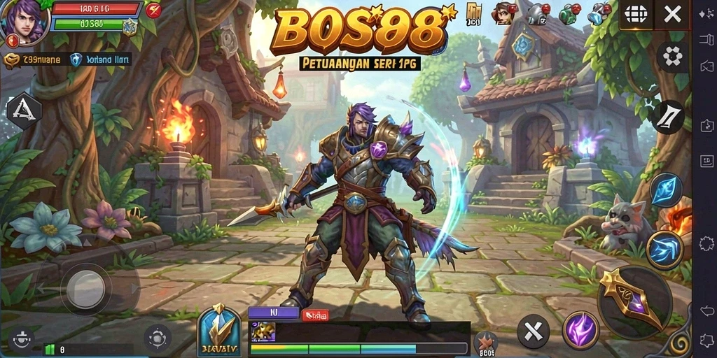 Gameplay ARPG penuh aksi dan petualangan di BOS88.