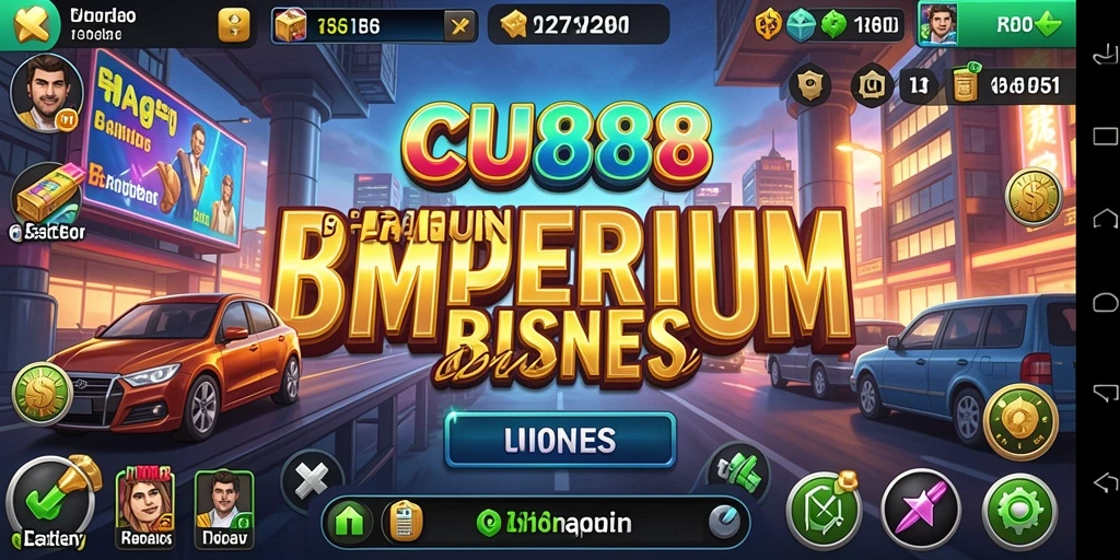 Screenshot CU888 menampilkan gameplay seru dan strategi bisnis yang menarik.