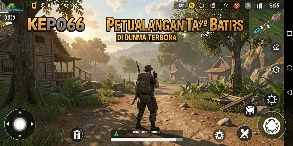 Gameplay KEPO66 yang menampilkan eksplorasi dunia terbuka yang mendetail.