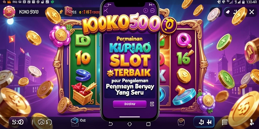 Tampilan gameplay KOKO5000 yang menarik dan interaktif untuk penggemar slot.