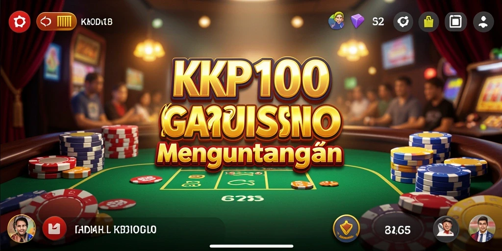 Tampilan seru gameplay KPK100 dalam suasana Kasino.