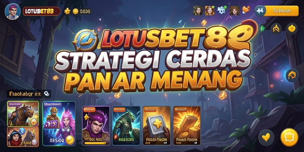 Tampilan gameplay LOTUSBET88 yang mendebarkan dan strategis.