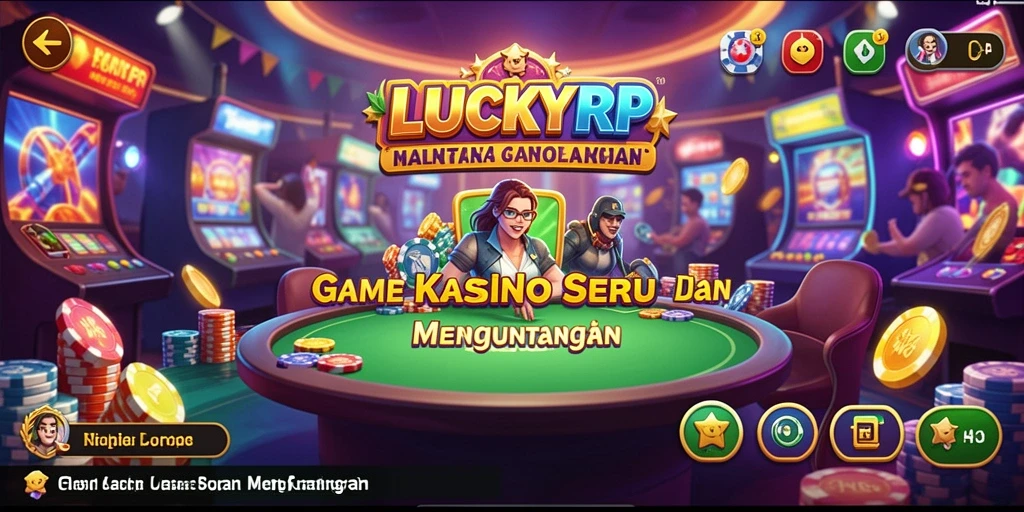 Screenshot gameplay LUCKYRP yang menampilkan keseruan permainan Kasino.