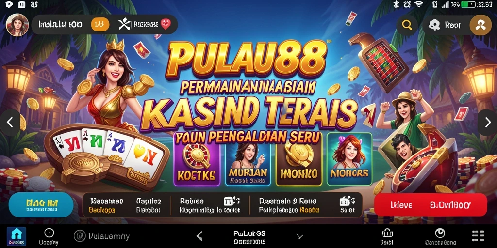 Tampilan menarik saat bermain Kasino di PULAU88.