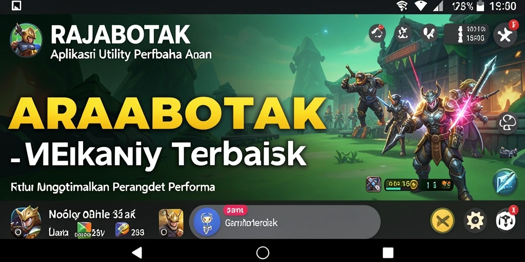 Screenshot utama RAJABOTAK menunjukkan antarmuka yang sederhana dan intuitif.