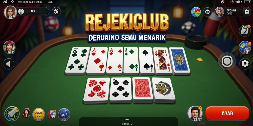 Tampilan menarik dari permainan Domino di REJEKICLUB.