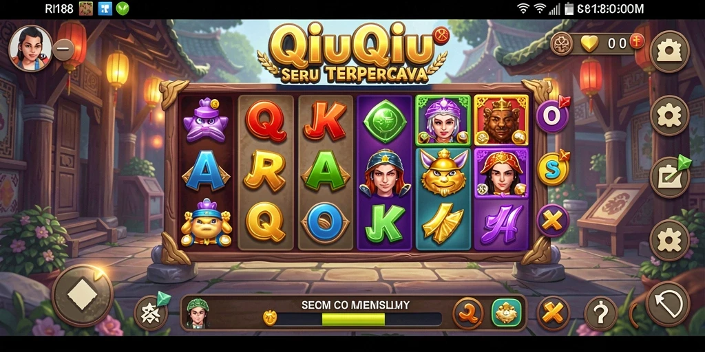 Screenshot gameplay QiuQiu menantang di RI188.