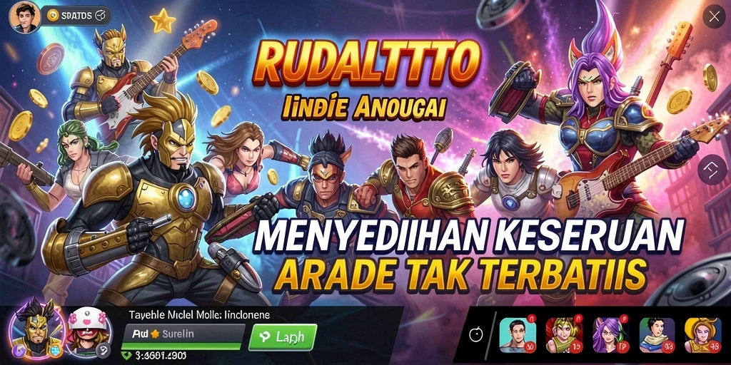 Tampilan menakjubkan dari gameplay RUDALTOTO yang penuh aksi.
