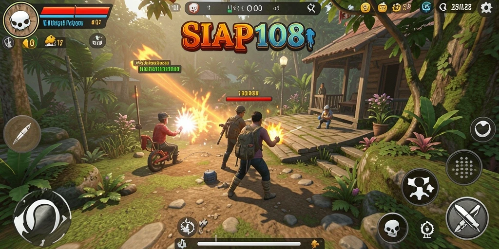 Screenshot menarik dari gameplay SIAP108 yang menggambarkan interaksi dan eksplorasi.