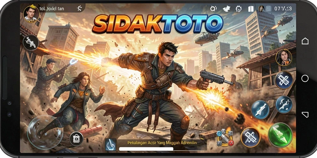 Tangkapan layar aksi epik dari game SIDAKTOTO.