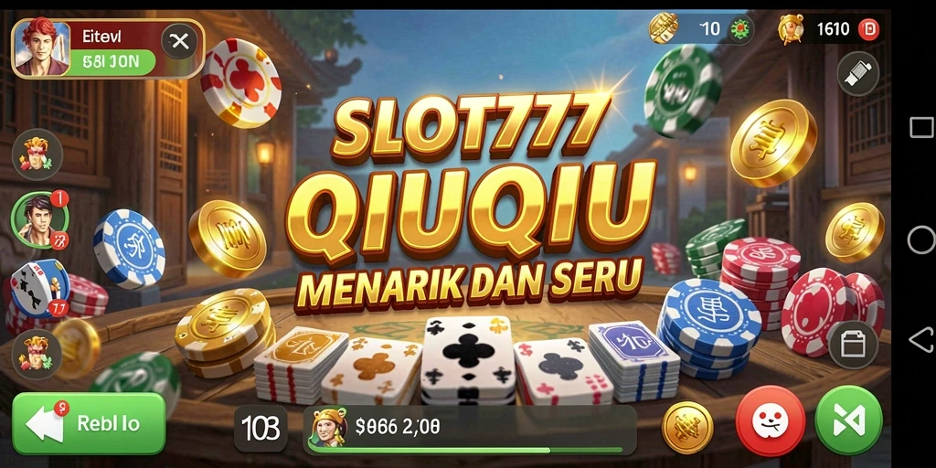 Tampilan gameplay QiuQiu yang seru dan menarik di SLOT777.