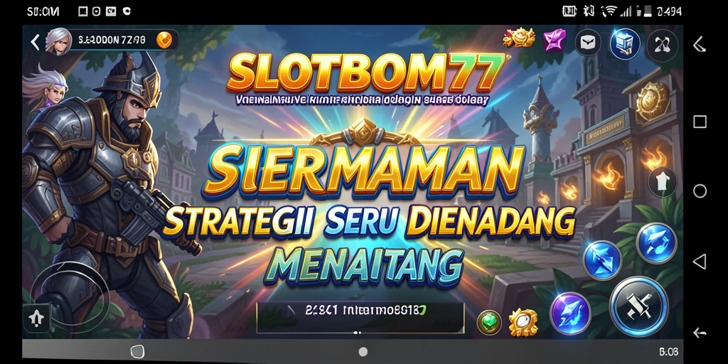 Tampilan gameplay menarik dari <strong>SLOTBOM77</strong> yang menunjukkan strategi pemain.