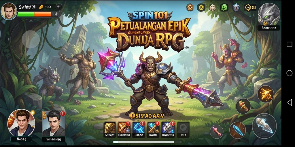 Tangkapan layar gameplay SPIN101 menampilkan karakter dalam pertempuran sengit.
