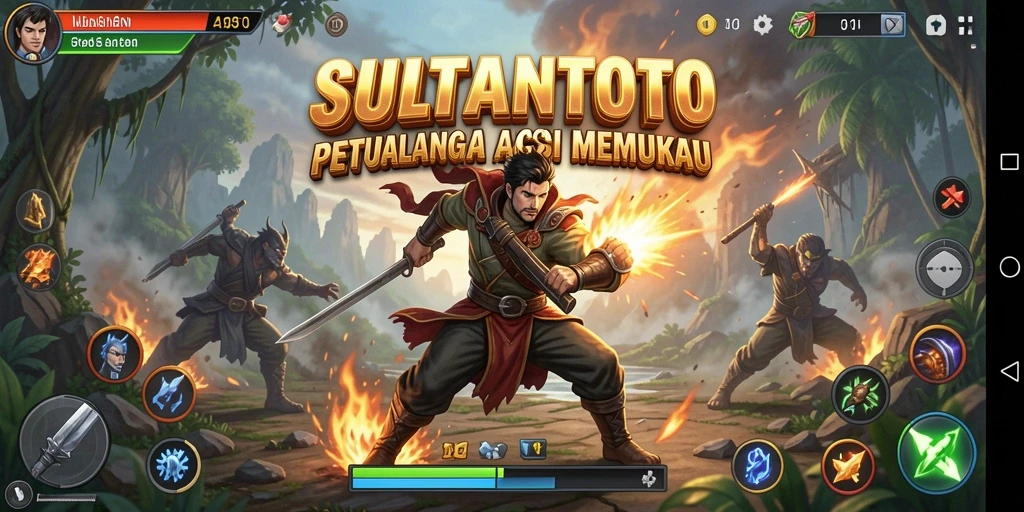 Tangkapan layar gameplay SULTANTOTO yang menegangkan dan penuh aksi.