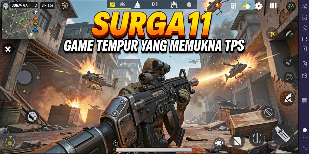 Gameplay SURGA11 yang menegangkan dan penuh aksi.