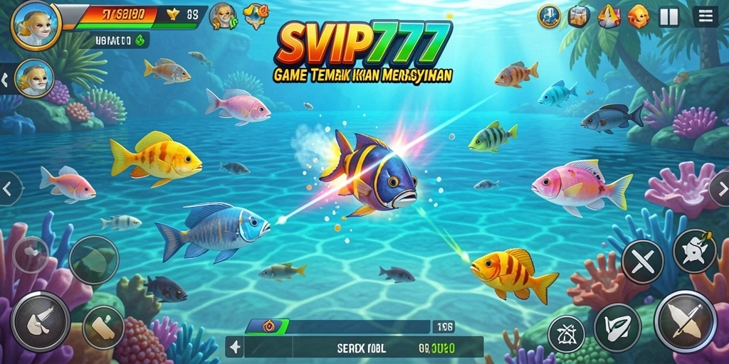 Tampilan menarik dari gameplay Tembak Ikan di SVIP777.