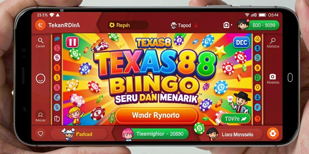 Tampilan gameplay TEXAS88 yang seru dan penuh aksi Bingo.