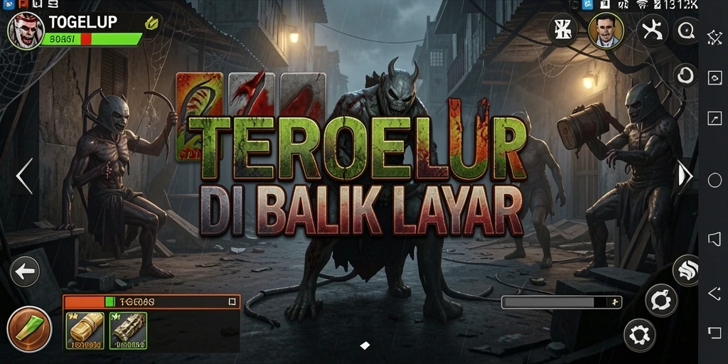 Screenshot menunjukkan suasana mencekam dari gameplay TOGELUP.