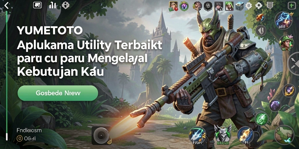Tampilan antarmuka YUMETOTO yang intuitif dan menarik.